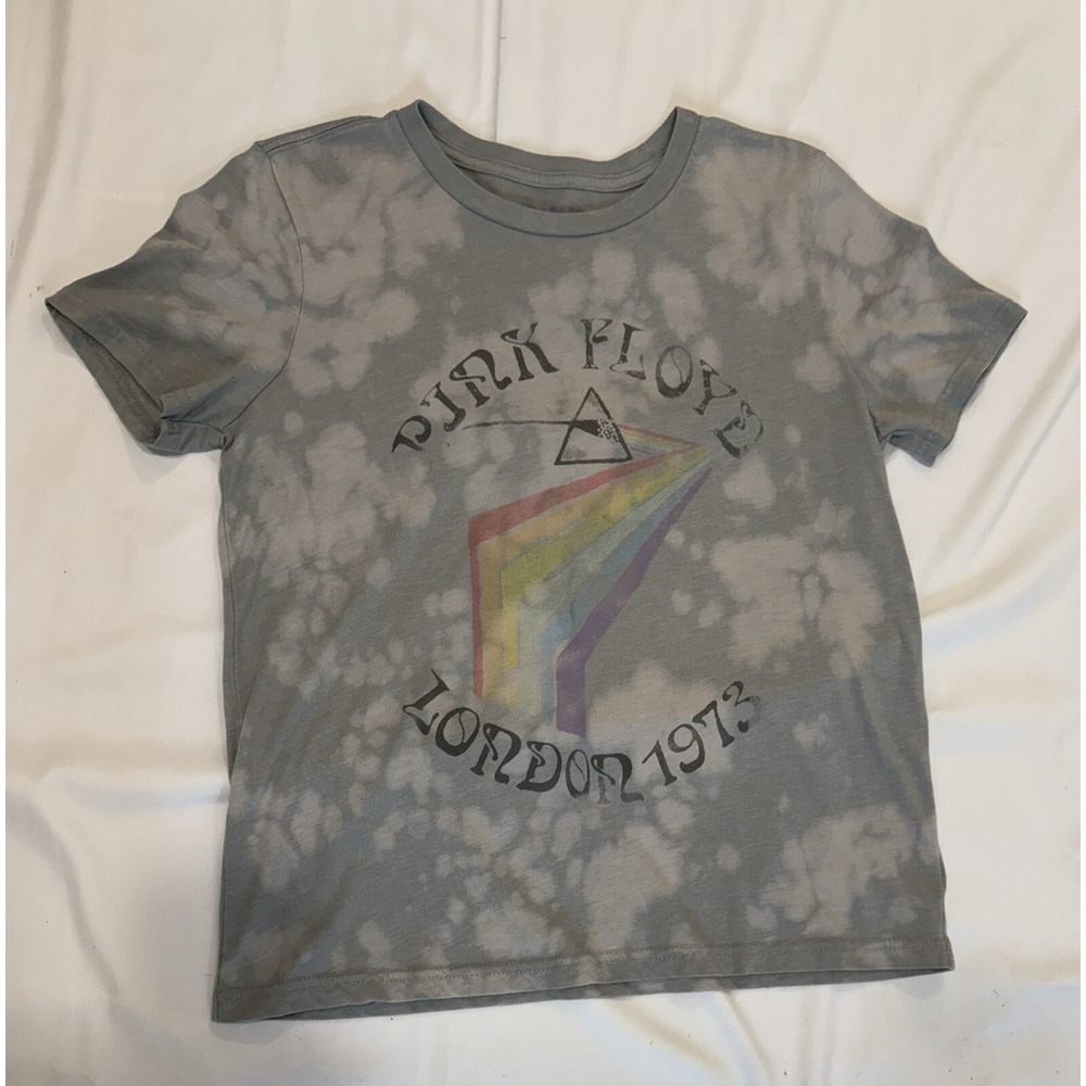 Pink Floyd London 1975 Classic Crew Graphic Tee Lucky Brand Women's Size M